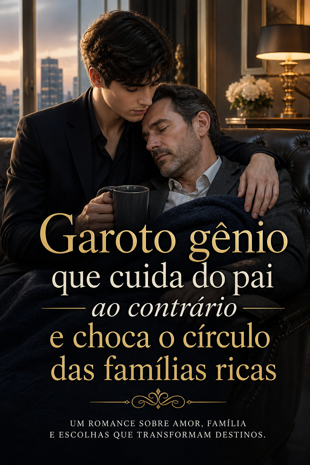 Garoto gênio que cuida do pai ao contrário e choca o círculo das famílias ricas